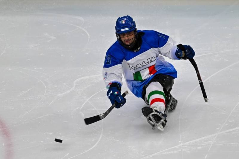 Ice Hockey. Paralympic Winter Games Milano-Cortina 2026. Italy - USA. 07.03.2026