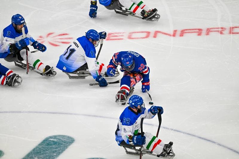 Ice Hockey. Paralympic Winter Games Milano-Cortina 2026. Italy - USA. 07.03.2026