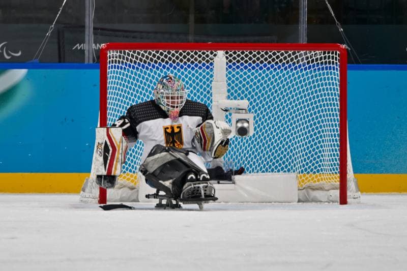 Ice Hockey. Paralympic Winter Games Milano-Cortina 2026. People's Republic Of China - The Germany Team. 06.03.2026