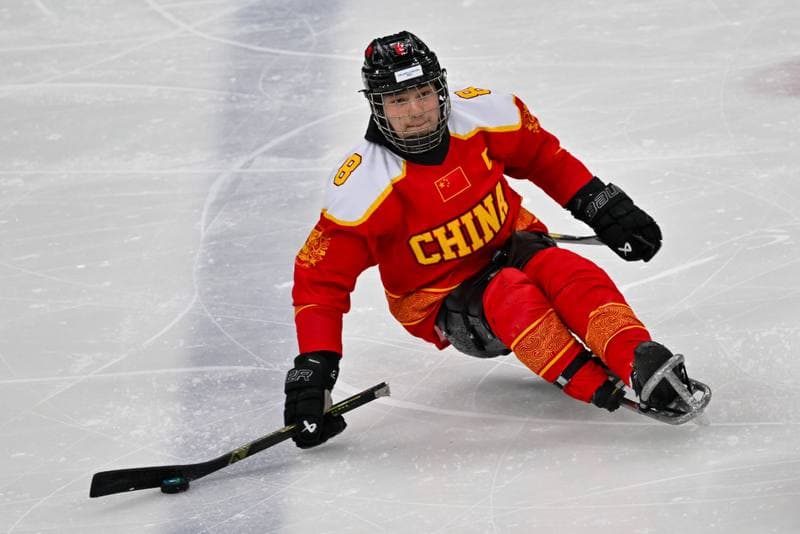 Ice Hockey. Paralympic Winter Games Milano-Cortina 2026. People's Republic Of China - The Germany Team. 06.03.2026