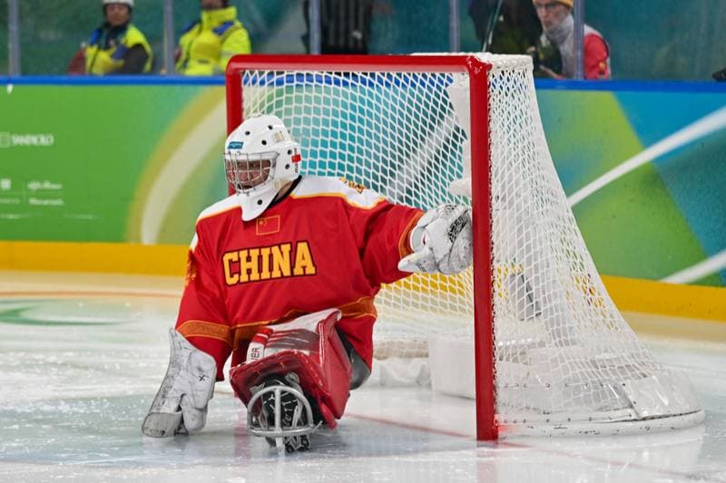 Ice Hockey. Paralympic Winter Games Milano-Cortina 2026. People's Republic Of China - The Germany Team. 06.03.2026
