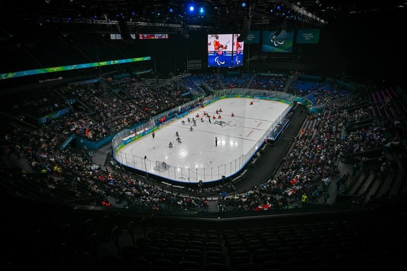 Ice Hockey. Paralympic Winter Games Milano-Cortina 2026. People's Republic Of China - The Germany Team. 06.03.2026