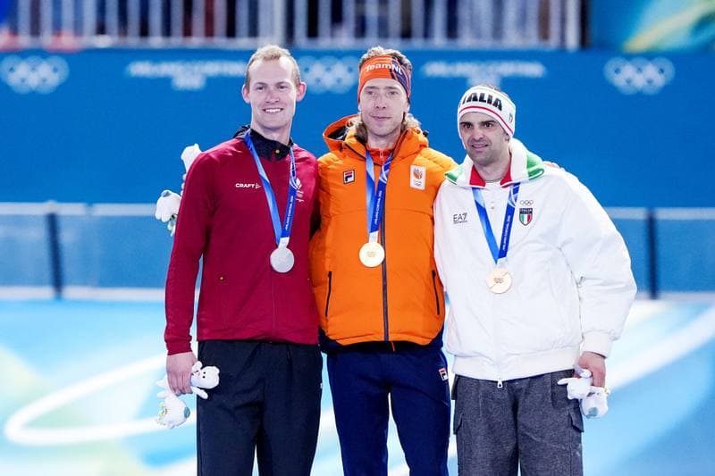 Speed Skating. Olympic Winter Games Milano Cortina 2026. Medal Ceremony. 21.02.2026