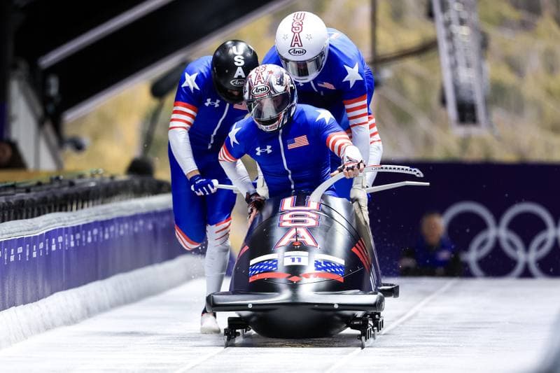 Bobsleigh. Olympic Winter Games Milano-Cortina 2026. Day 1. 21.02.2026
