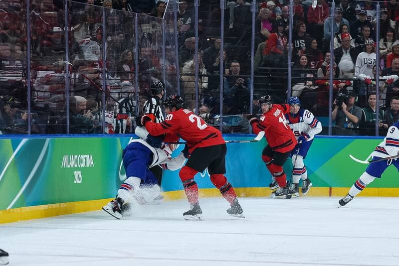 Ice Hockey. Olympic Winter Games Milano-Cortina 2026. Canada - USA. 22.02.2026