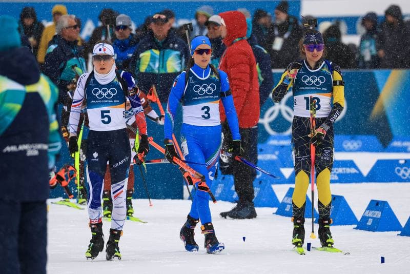 Biathlon. Olympic Winter Games Milano-Cortina 2026. Women's 12.5km Mass Start. 21.02.2026