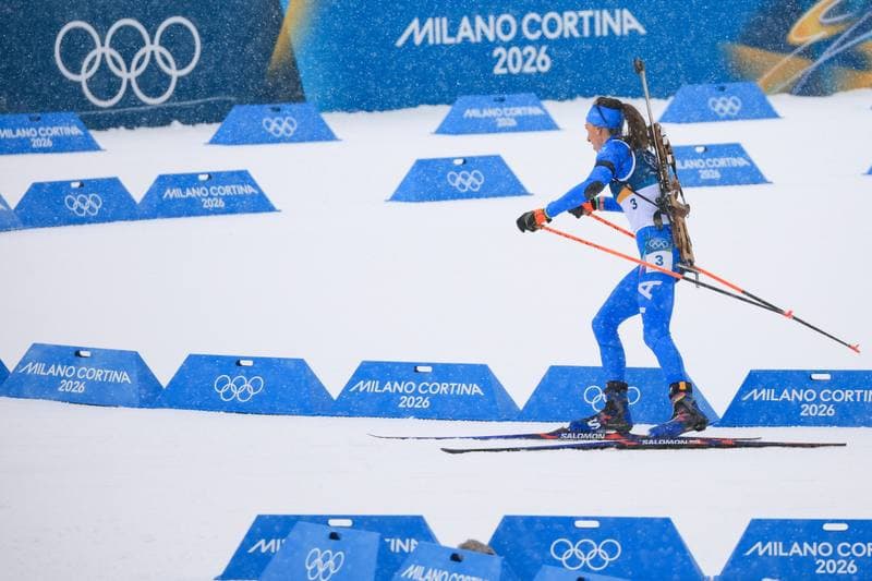 Biathlon. Olympic Winter Games Milano-Cortina 2026. Women's 12.5km Mass Start. 21.02.2026
