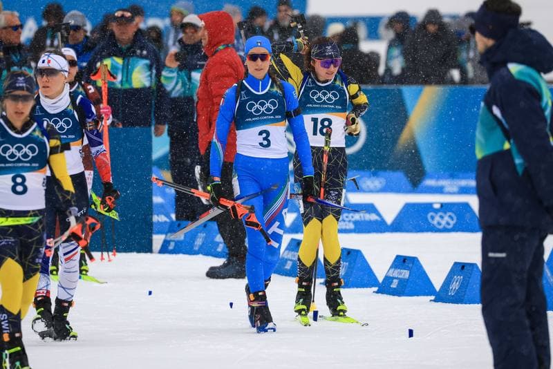 Biathlon. Olympic Winter Games Milano-Cortina 2026. Women's 12.5km Mass Start. 21.02.2026