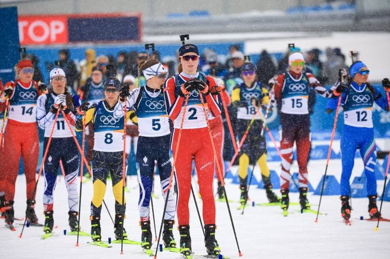 Biathlon. Olympic Winter Games Milano-Cortina 2026. Women's 12.5km Mass Start. 21.02.2026