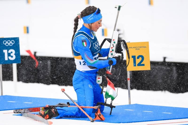 Biathlon. Olympic Winter Games Milano-Cortina 2026. Women's 12.5km Mass Start. 21.02.2026