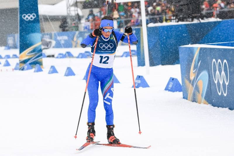 Biathlon. Olympic Winter Games Milano-Cortina 2026. Women's 12.5km Mass Start. 21.02.2026