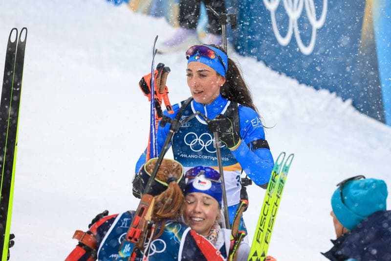 Biathlon. Olympic Winter Games Milano-Cortina 2026. Women's 12.5km Mass Start. 21.02.2026