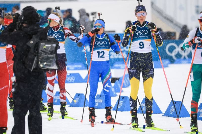 Biathlon. Olympic Winter Games Milano-Cortina 2026. Women's 12.5km Mass Start. 21.02.2026