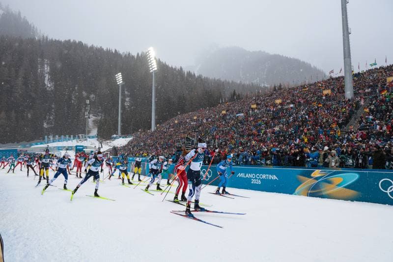 Biathlon. Olympic Winter Games Milano-Cortina 2026. Women's 12.5km Mass Start. 21.02.2026