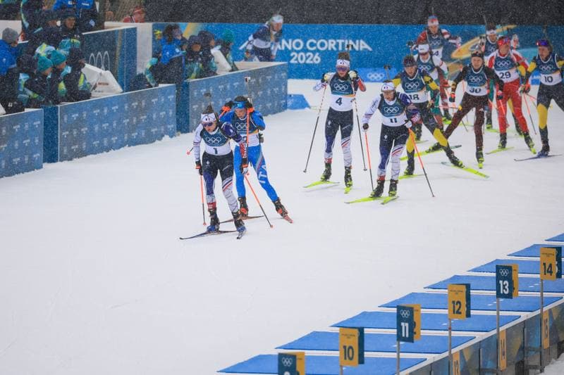 Biathlon. Olympic Winter Games Milano-Cortina 2026. Women's 12.5km Mass Start. 21.02.2026
