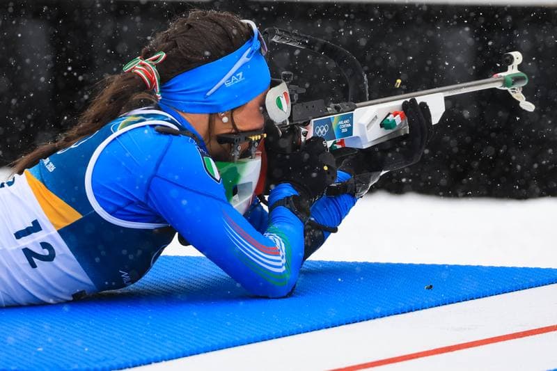 Biathlon. Olympic Winter Games Milano-Cortina 2026. Women's 12.5km Mass Start. 21.02.2026