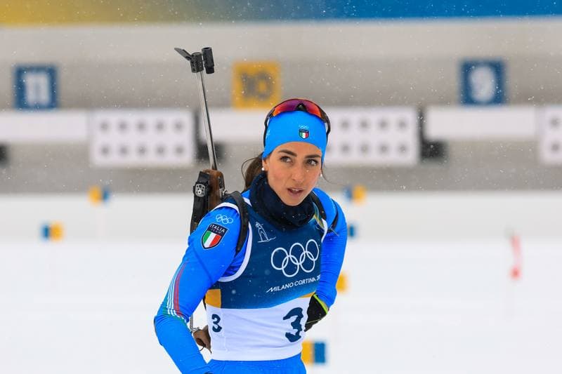 Biathlon. Olympic Winter Games Milano-Cortina 2026. Women's 12.5km Mass Start. 21.02.2026