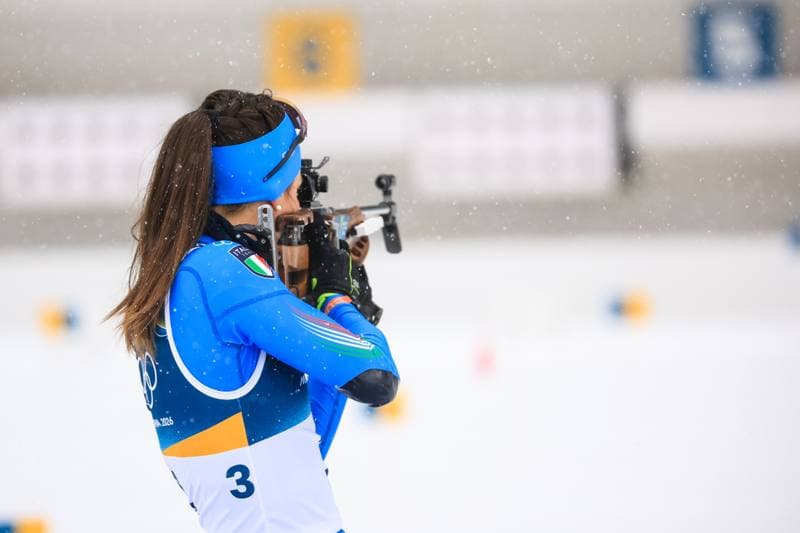 Biathlon. Olympic Winter Games Milano-Cortina 2026. Women's 12.5km Mass Start. 21.02.2026