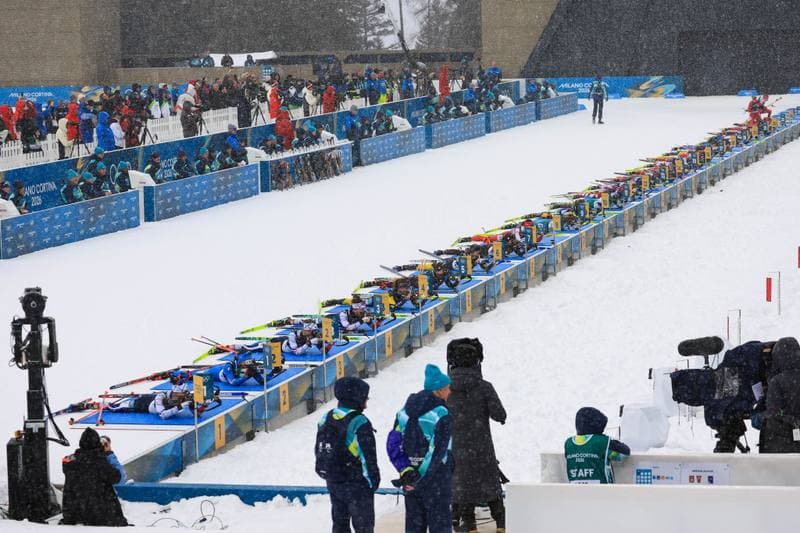 Biathlon. Olympic Winter Games Milano-Cortina 2026. Women's 12.5km Mass Start. 21.02.2026
