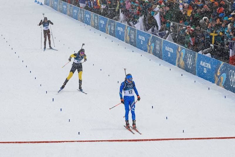 Biathlon. Olympic Winter Games Milano-Cortina 2026. Women's 12.5km Mass Start. 21.02.2026