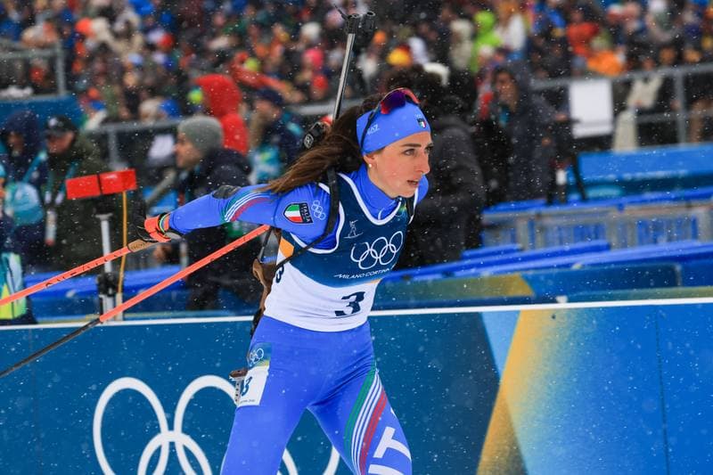 Biathlon. Olympic Winter Games Milano-Cortina 2026. Women's 12.5km Mass Start. 21.02.2026