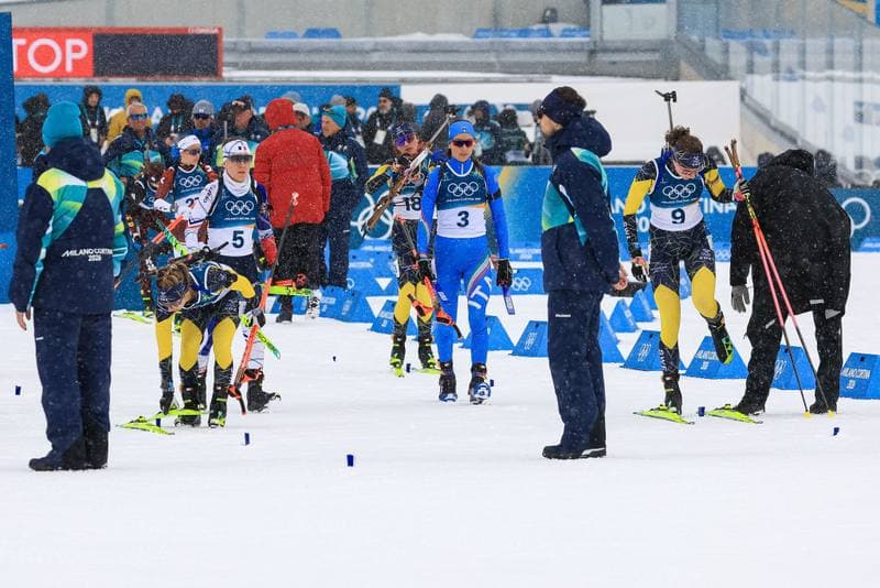 Biathlon. Olympic Winter Games Milano-Cortina 2026. Women's 12.5km Mass Start. 21.02.2026
