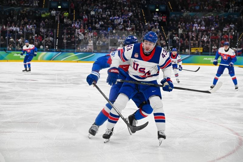 Ice Hockey. Olympic Winter Games Milano-Cortina 2026. USA - Slovakia. 20.02.2026
