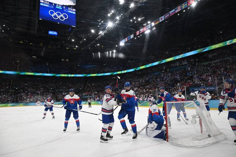 Ice Hockey. Olympic Winter Games Milano-Cortina 2026. USA - Slovakia. 20.02.2026