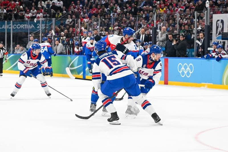 Ice Hockey. Olympic Winter Games Milano-Cortina 2026. USA - Slovakia. 20.02.2026