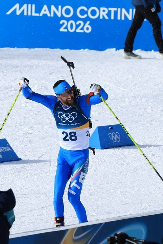 Biathlon. Olympic Winter Games Milano-Cortina 2026. Tommaso Giacomel - 20.02.2026