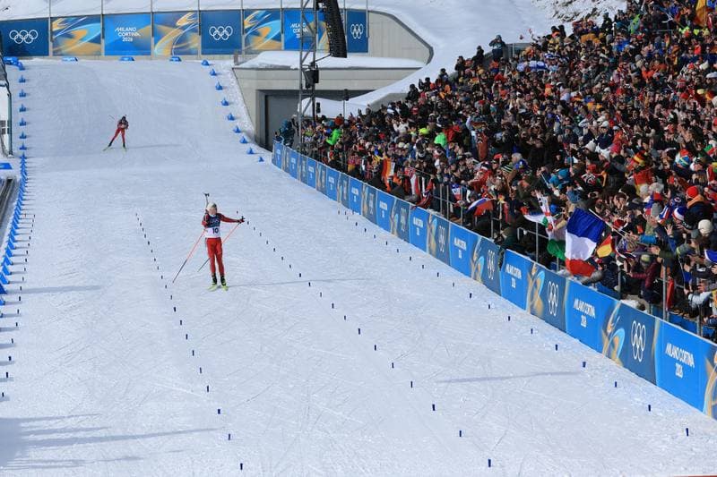 Biathlon. Olympic Winter Games Milano-Cortina 2026. Tommaso Giacomel - 20.02.2026
