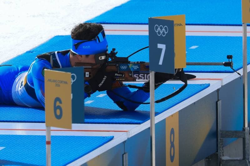 Biathlon. Olympic Winter Games Milano-Cortina 2026. Tommaso Giacomel - 20.02.2026