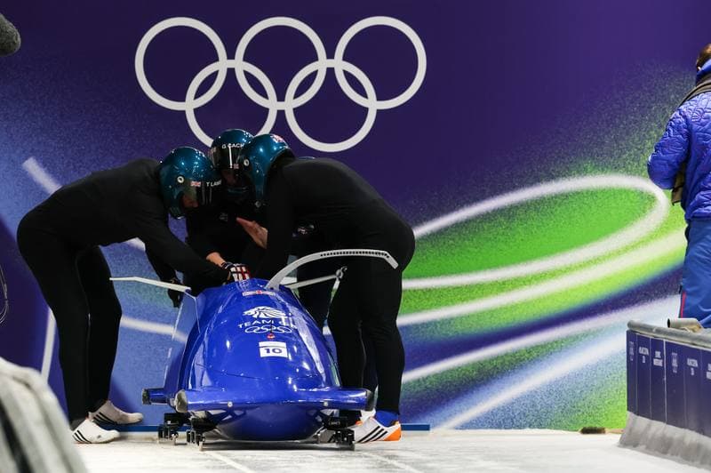 Bobsleigh. XXV Olympic Winter Games. Official Training. 19.02.2026