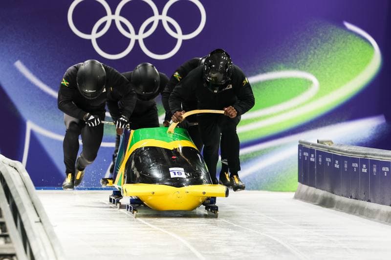 Bobsleigh. XXV Olympic Winter Games. Official Training. 19.02.2026