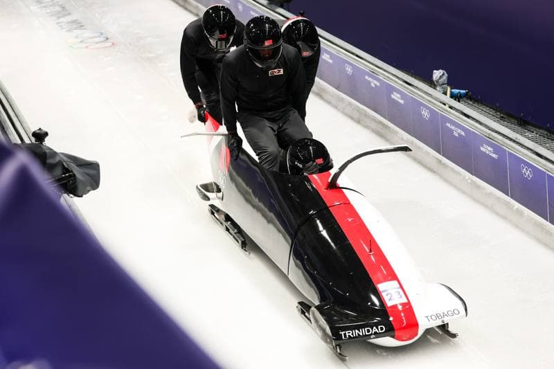 Bobsleigh. XXV Olympic Winter Games. Official Training. 19.02.2026