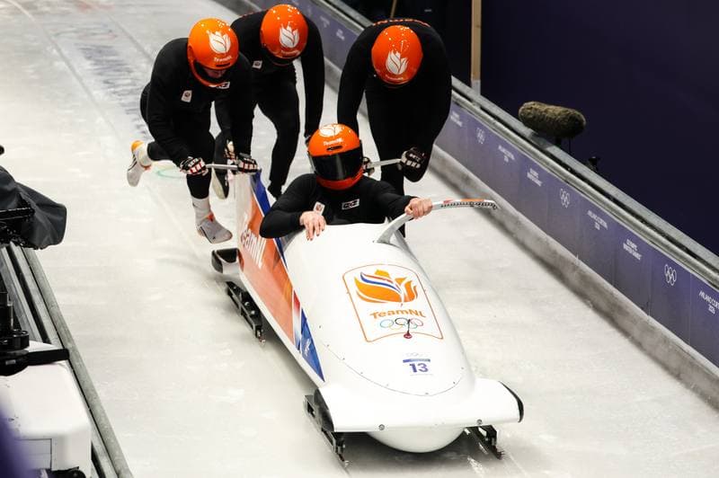 Bobsleigh. XXV Olympic Winter Games. Official Training. 19.02.2026