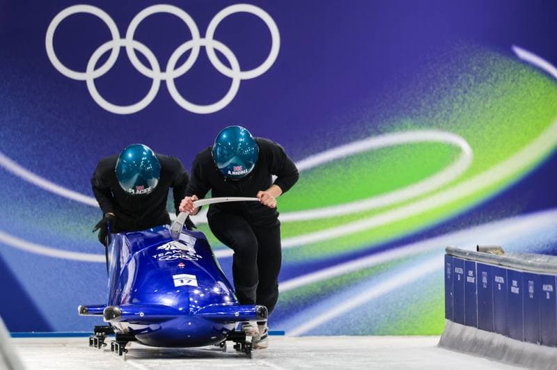 Bobsleigh. XXV Olympic Winter Games. Official Training. 19.02.2026