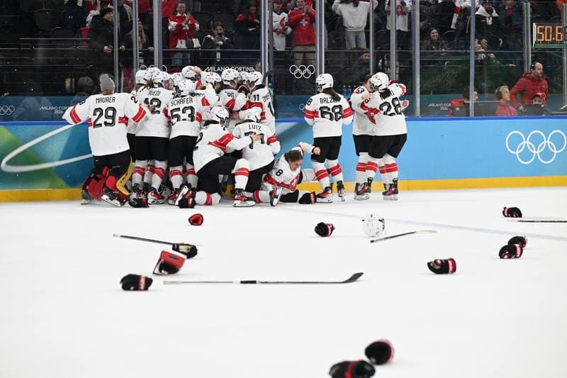 Ice Hockey. Olympic Winter Games Milano-Cortina 2026. Switzerland - Sweden. 19.02.2026