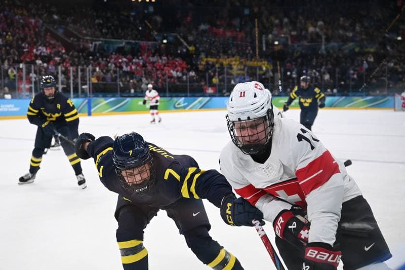 Ice Hockey. Olympic Winter Games Milano-Cortina 2026. Switzerland - Sweden. 19.02.2026