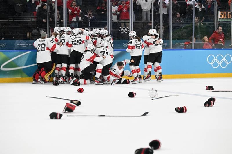 Ice Hockey. Olympic Winter Games Milano-Cortina 2026. Switzerland - Sweden. 19.02.2026