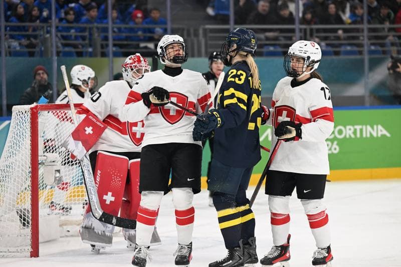 Ice Hockey. Olympic Winter Games Milano-Cortina 2026. Switzerland - Sweden. 19.02.2026