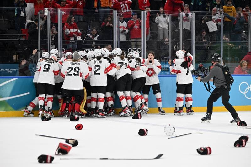 Ice Hockey. Olympic Winter Games Milano-Cortina 2026. Switzerland - Sweden. 19.02.2026