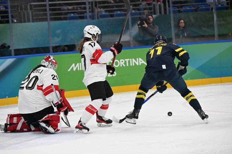 Ice Hockey. Olympic Winter Games Milano-Cortina 2026. Switzerland - Sweden. 19.02.2026