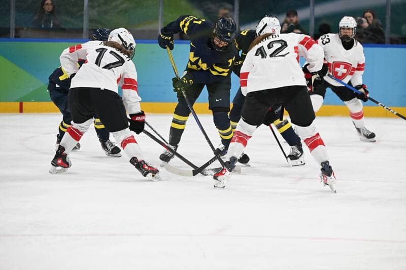 Ice Hockey. Olympic Winter Games Milano-Cortina 2026. Switzerland - Sweden. 19.02.2026