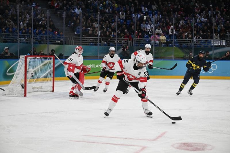 Ice Hockey. Olympic Winter Games Milano-Cortina 2026. Switzerland - Sweden. 19.02.2026