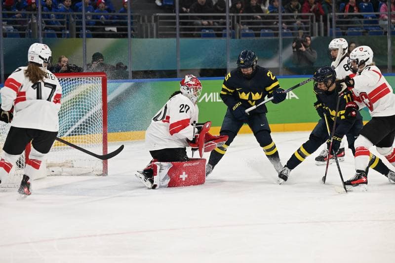 Ice Hockey. Olympic Winter Games Milano-Cortina 2026. Switzerland - Sweden. 19.02.2026