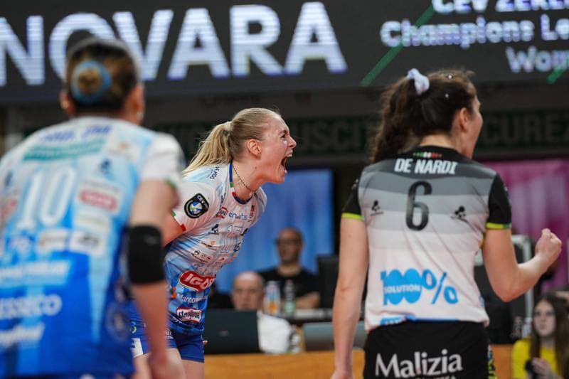 Volleyball. CEV Champions League Women. Igor Gorgonzola Novara - Savino Del Bene Scandicci. 18.02.2026