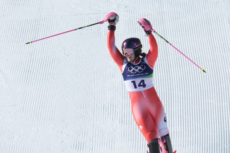 Alpine Skiing. Olympic Winter Games Milano-Cortina 2026. Run 2. 18.02.2026