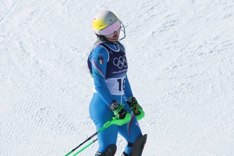 Alpine Skiing. Olympic Winter Games Milano-Cortina 2026. Run 2. 18.02.2026