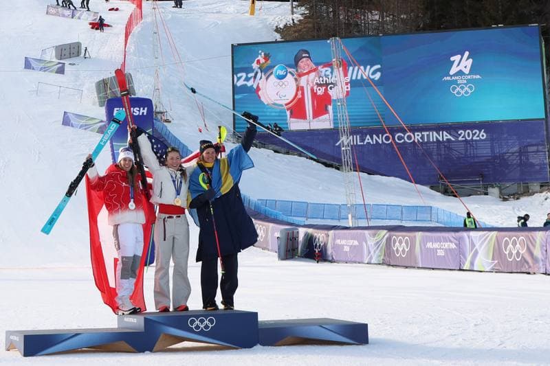 Alpine Skiing. Olympic Winter Games Milano-Cortina 2026. Run 2. 18.02.2026